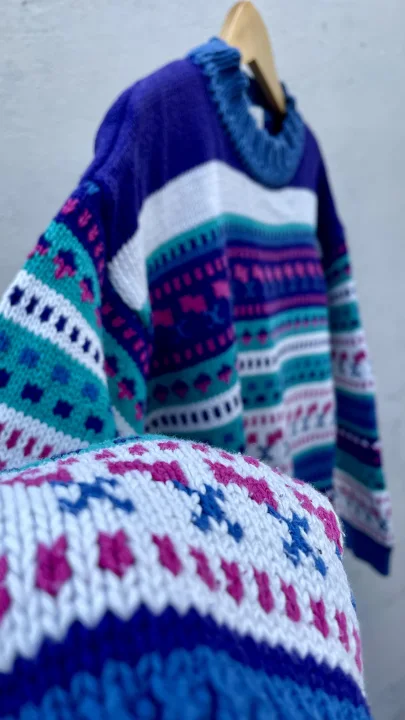 Sweater de hilo vintage