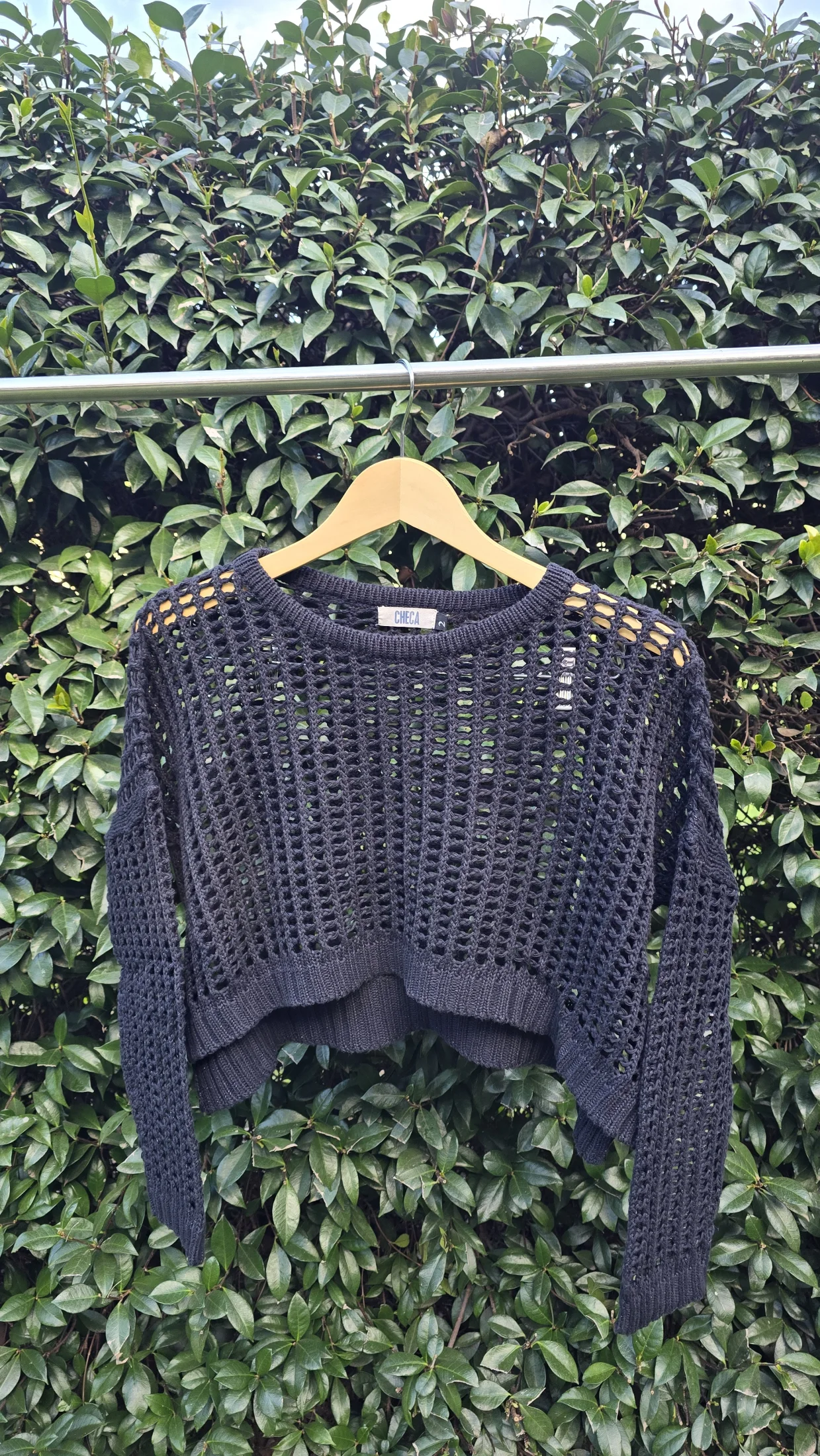 Buzito de hilo crop
