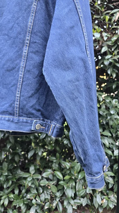 Campera jean azul