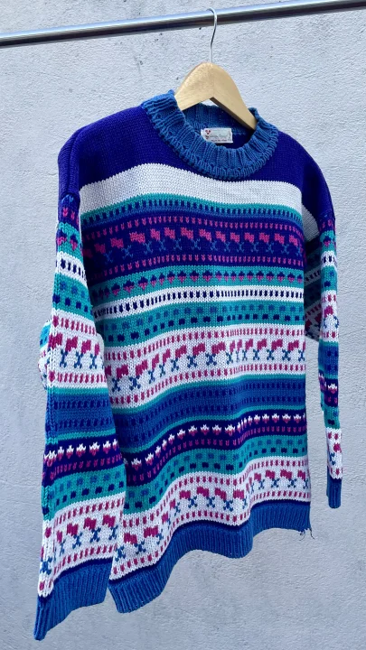 Sweater de hilo vintage