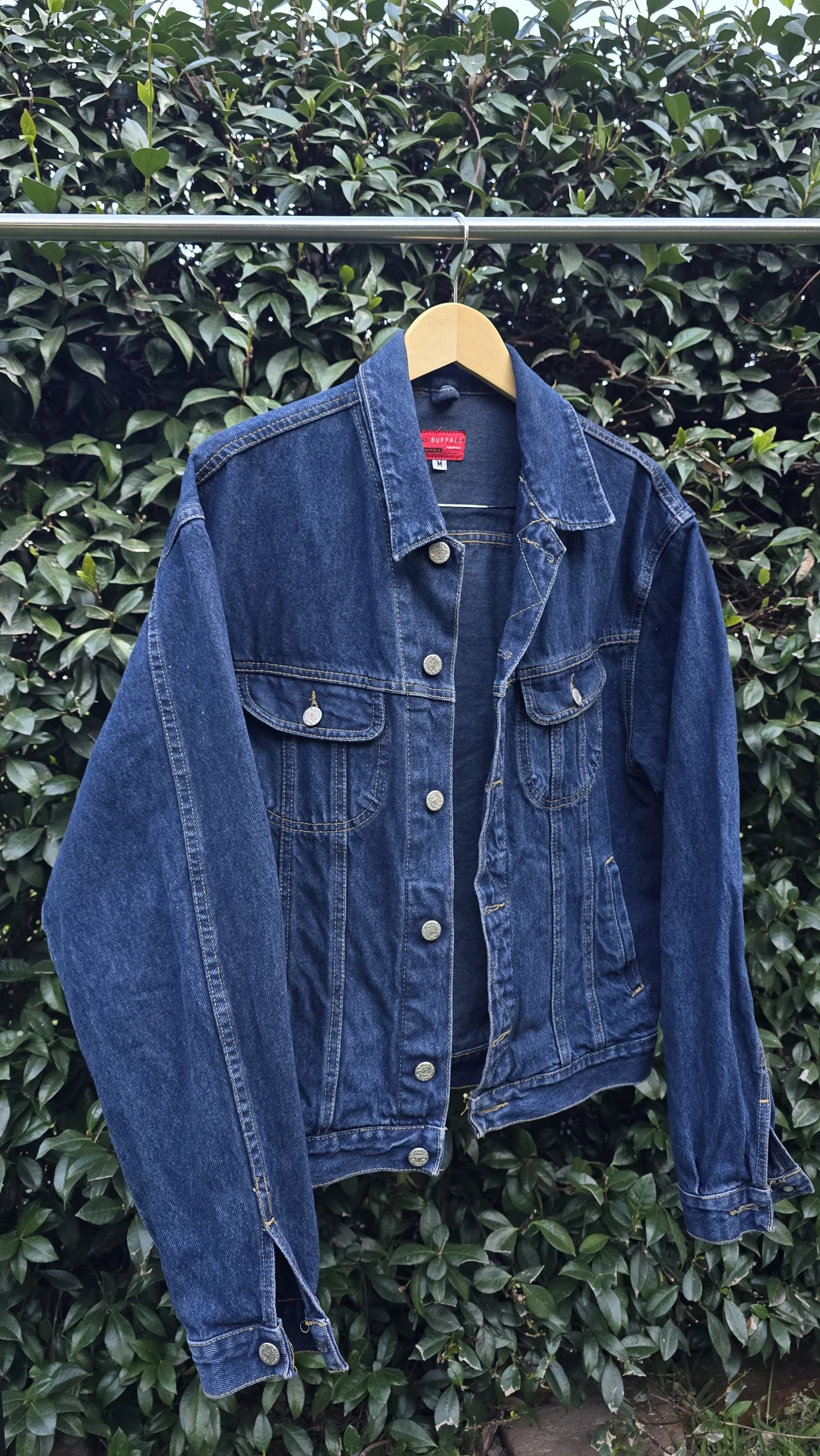 Campera jean azul