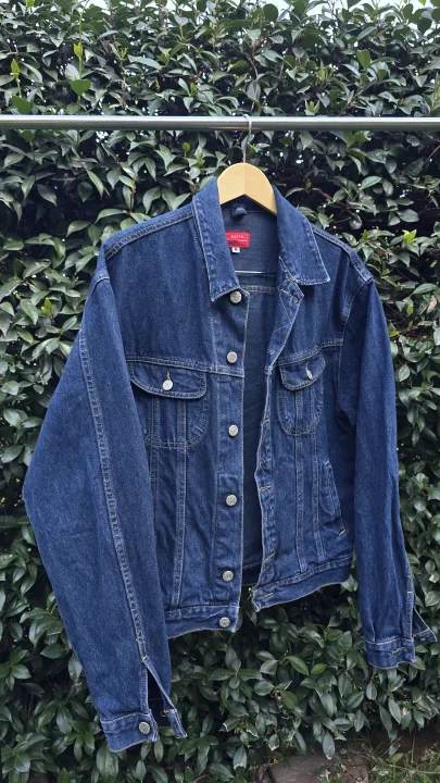 Campera jean azul