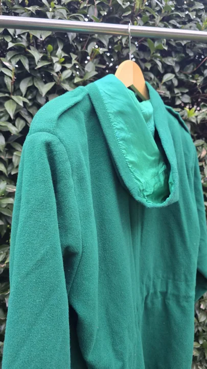 Saco de paño con capucha