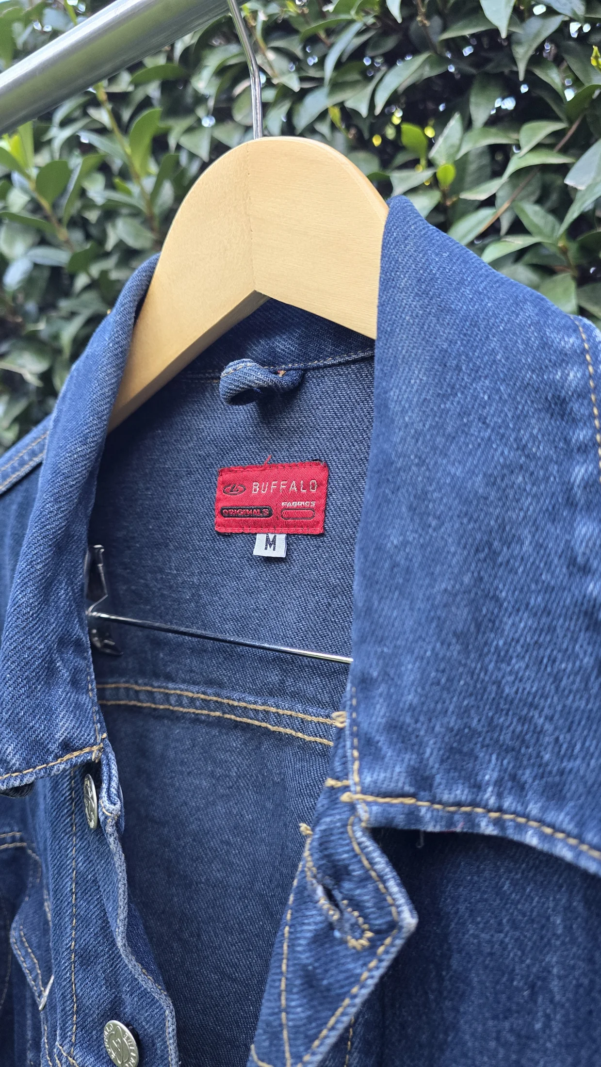 Campera jean azul